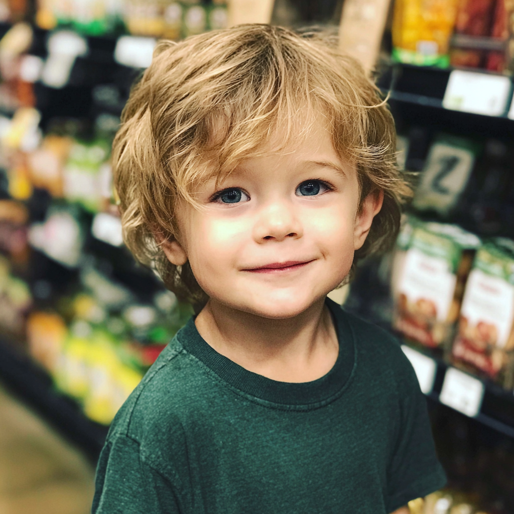 A smiling little boy | Source: Midjourney