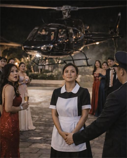 Có thể là hình ảnh về máy bay trực thăng và đám cưới