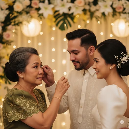 Có thể là hình ảnh về một hoặc nhiều người và đám cưới