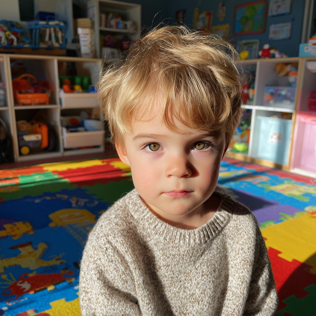 A little boy at daycare | Source: Midjourney