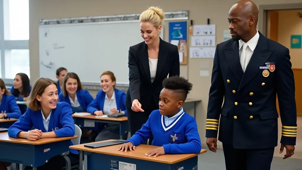 Teacher Ridicules Black Boy Who Says His Dad Works at the Pentagon — Then His Dad Walks Into the Room...